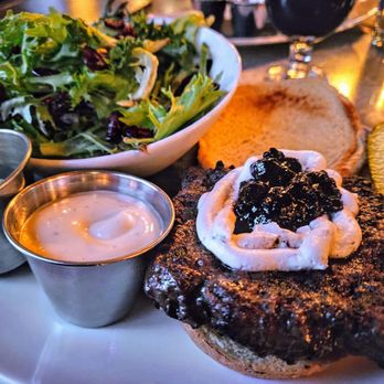 Black Sheep Social Club signature dishes Duck Fat Fries
Black Sheep Burger
Crab Cakes Louie